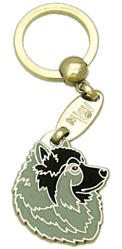 KEESHOND - Placa grabada, placas identificativas para perros grabadas MjavHov.